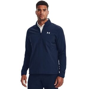 Under Armour Navy Blue Quarter-Zip Pullover, Size Large